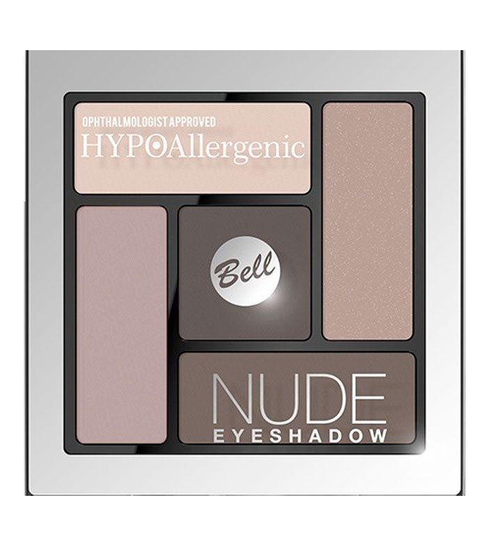 Hipoalergena paleta sjenila za oči u nude nijansi Sjenila za oči