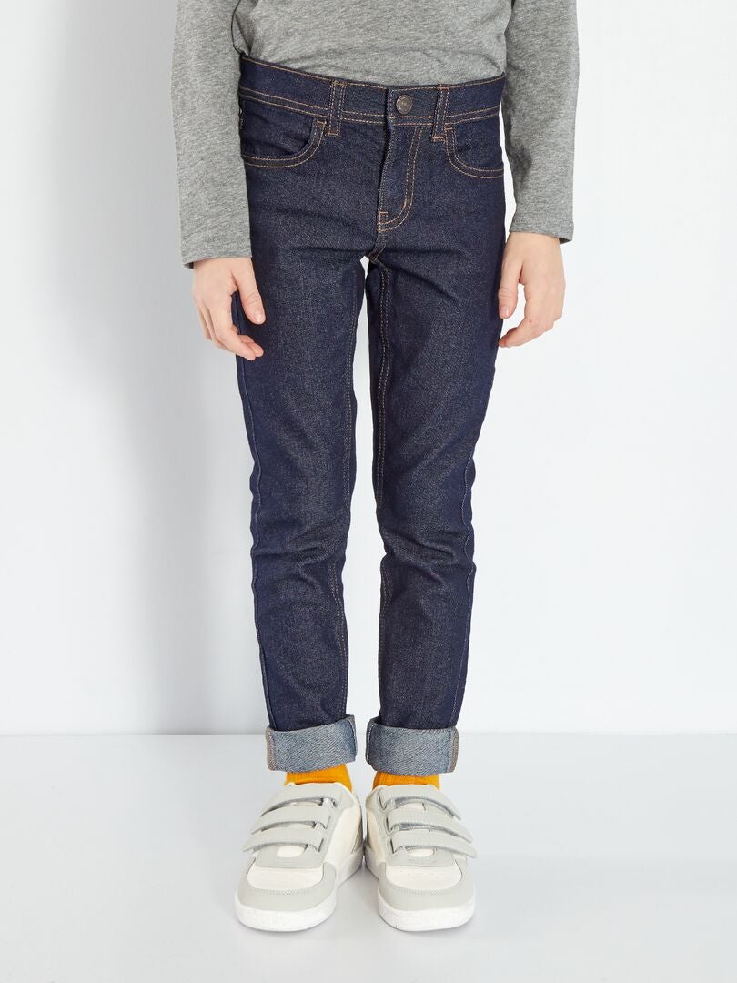 Skinny jeans met 5 zakken - BLAUW