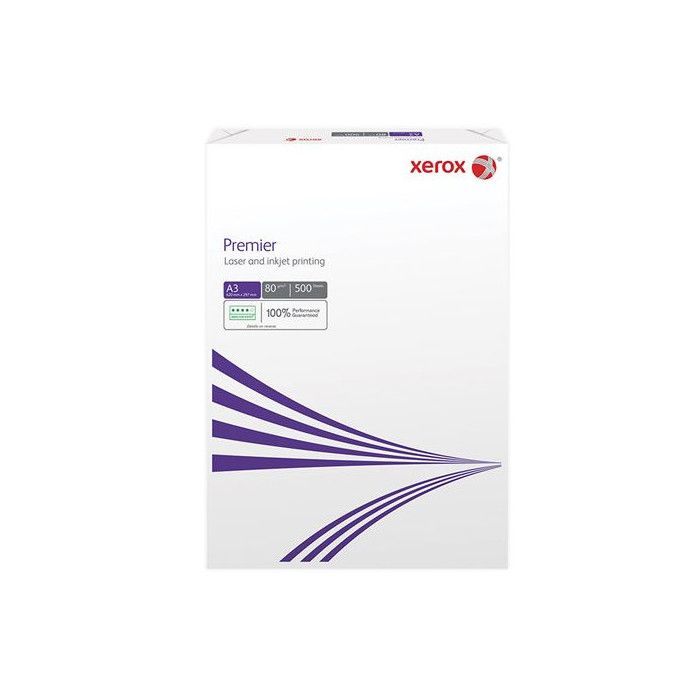 Papel para impressora Xerox Premier A3, 500 folhas, branco
