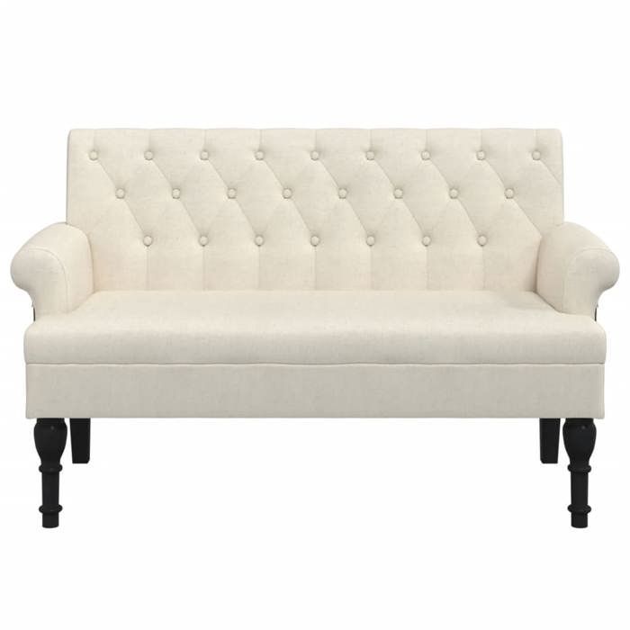 Panca vidaXL con schienale, panca con braccioli, seduta per soggiorno, mobile per soggiorno, camera da letto, corridoio 372128
