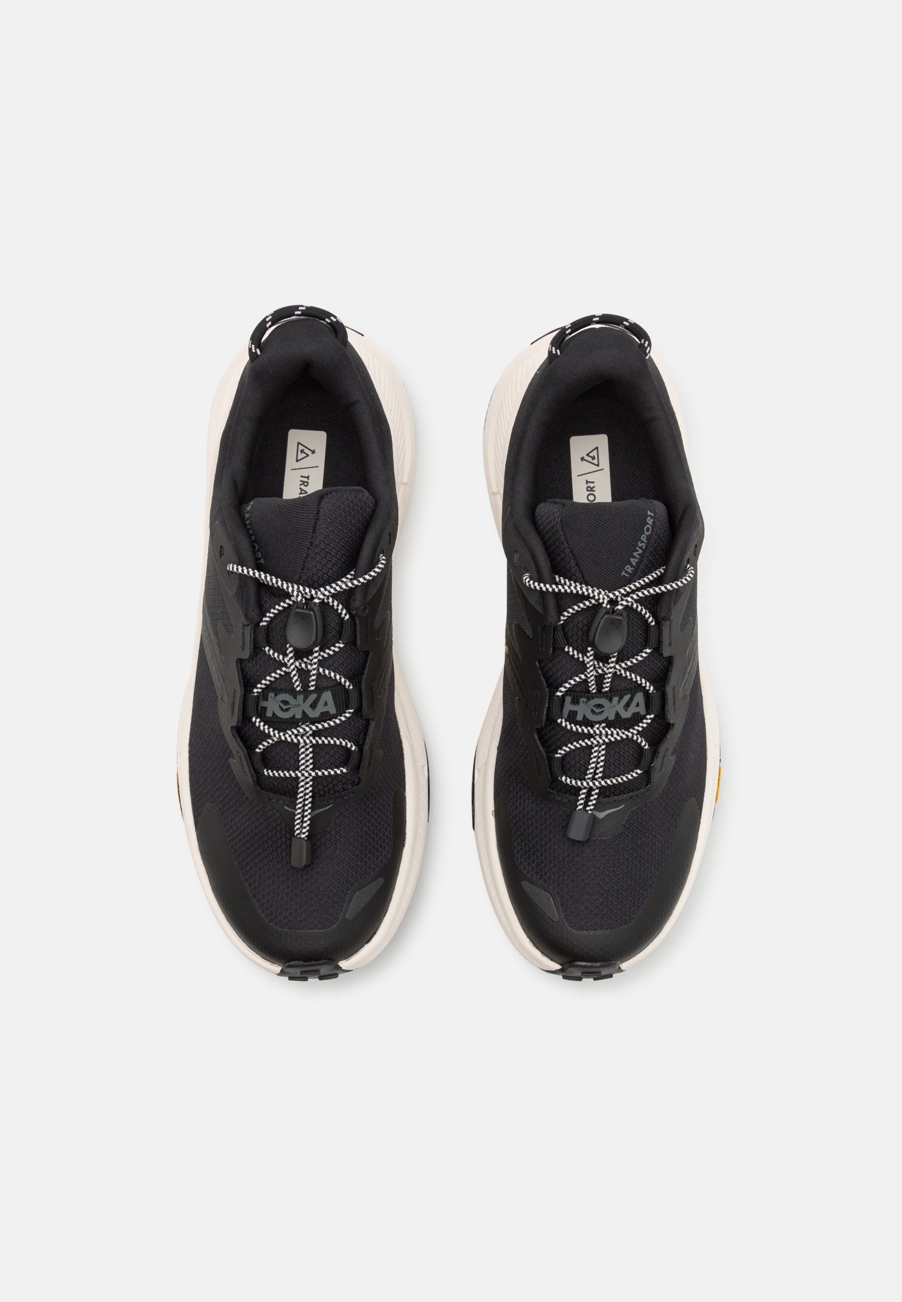HOKA TRANSPORT - Trekingové boty - black/alabaster