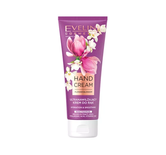 Eveline Cosmetics Flower Blossom ultranawilżający krem do rąk z niacynamidem 75 ml