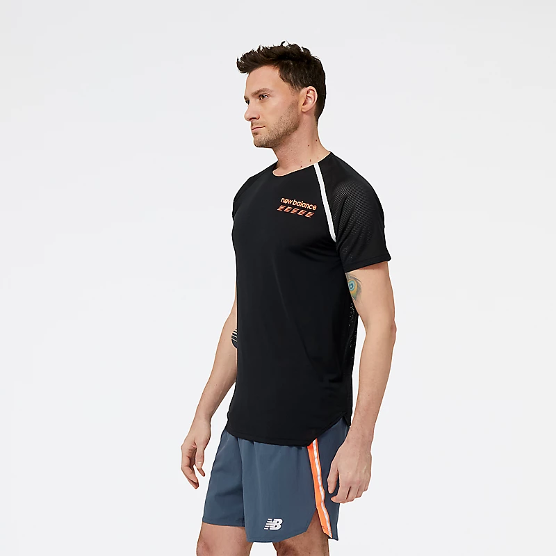 Men's Accelerate Pacer Short Sleeve T-Shirt – BLACK
