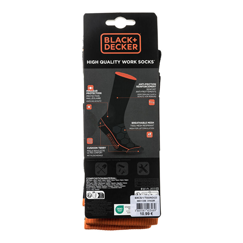 Schwarze Socken und Strumpfhosen für Herren