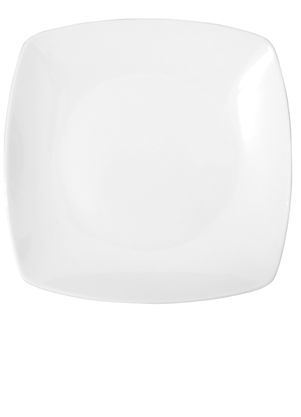 Talerz płytki 20 cm Akcent Biały C000