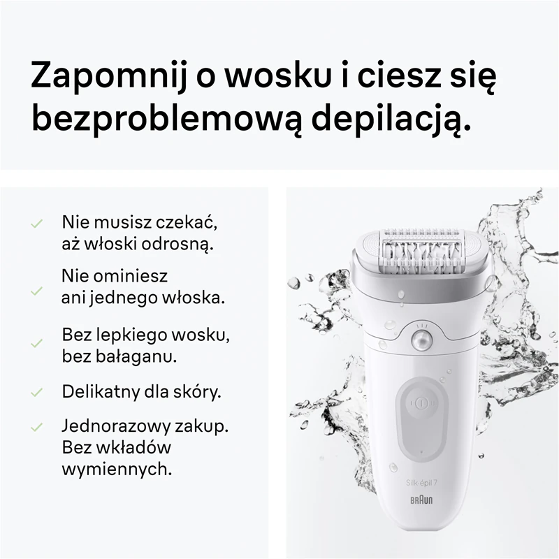 Depilador Braun Silk-épil 7 7-030 para uso seco e molhado
