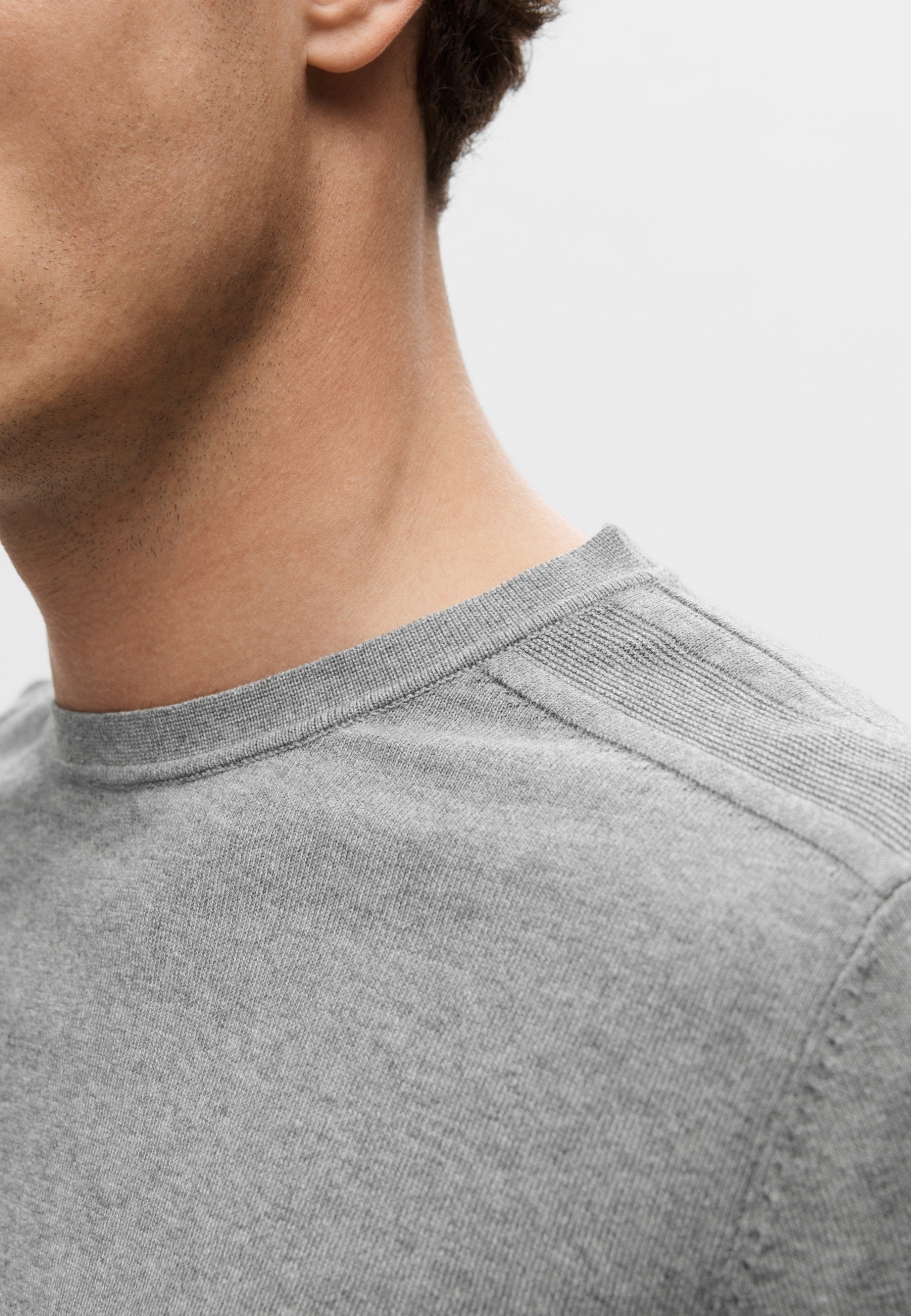 Selected Homme -neulepusero - harmaa