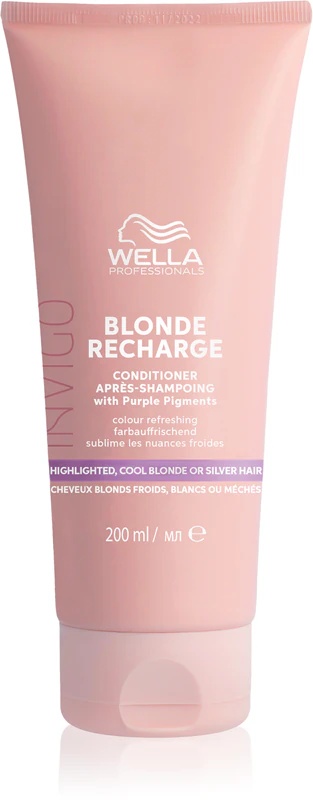 Wella Professionals Invigo Blonde Recharge vijolični balzam, ki nevtralizira rumene tone