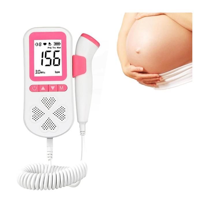 Fetal Heart Rate Monitor — Fetal Doppler Pregnancy, Home Heart Rate Monitor for Pregnant Women