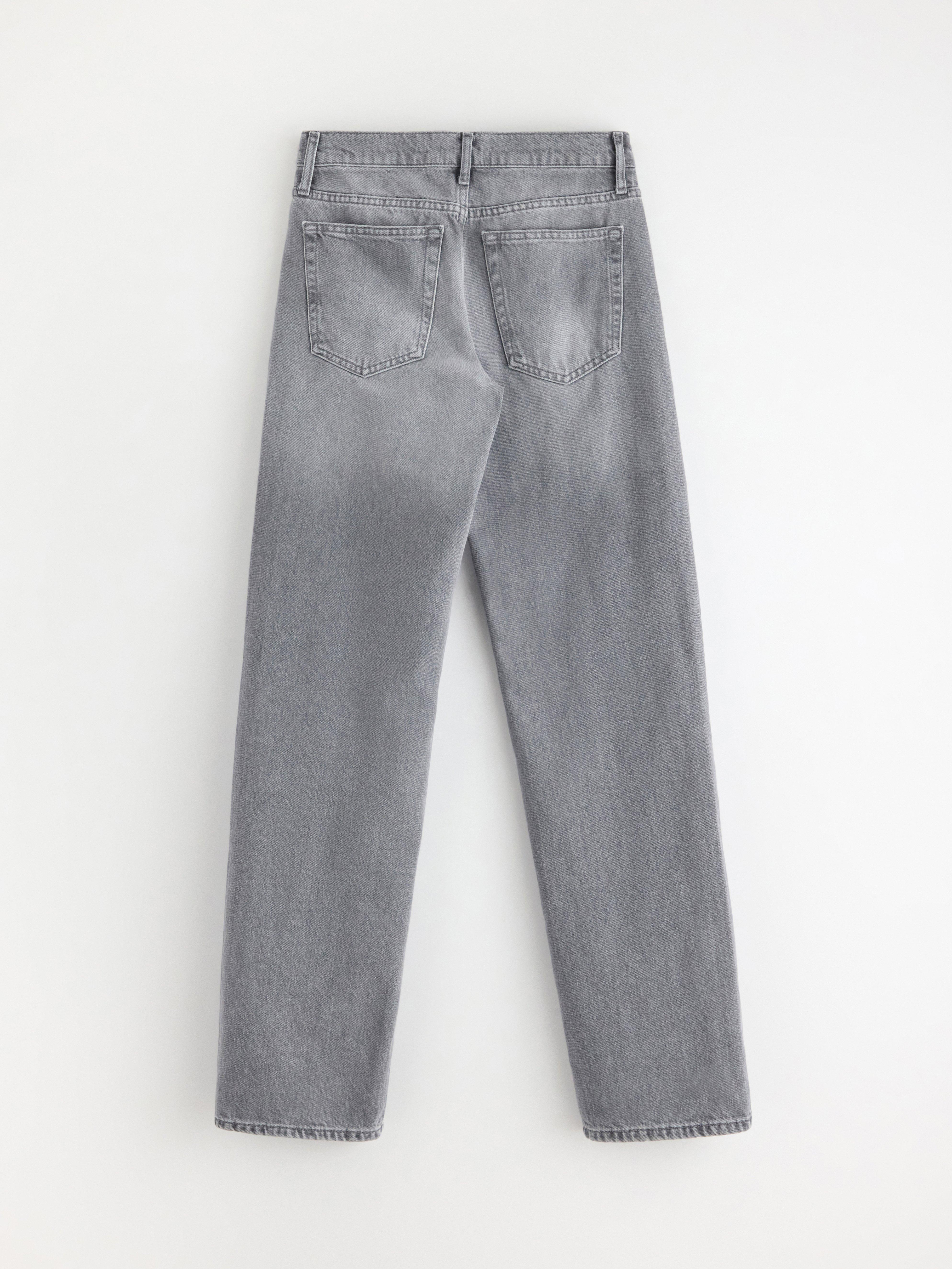 STRAIGHT Sia extra långa jeans Grey