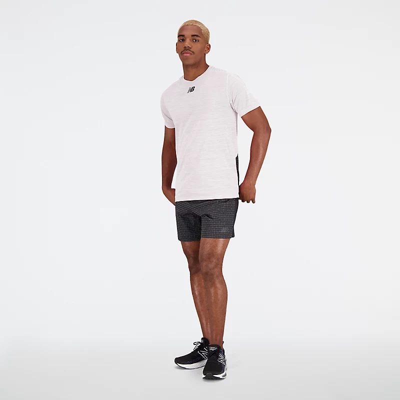 Impact Run T-shirt met korte mouwen voor heren - Steenroze