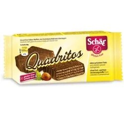 SCHAR Gaufrettes sans gluten Schär Quadritos au cacao et au chocolat noir 40 g