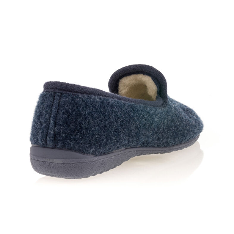 Pantoufles Femme Bleu