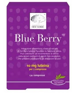 NEW NORDIC Voedingssupplement voor het gezichtsvermogen met bosbessen 120 tabletten