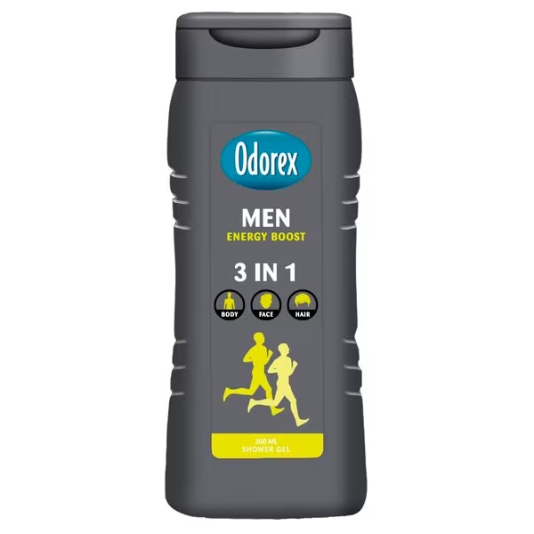 Odorex Men Energy Boost 3v1 sprchový gél<br>300ml - Normálna pleť