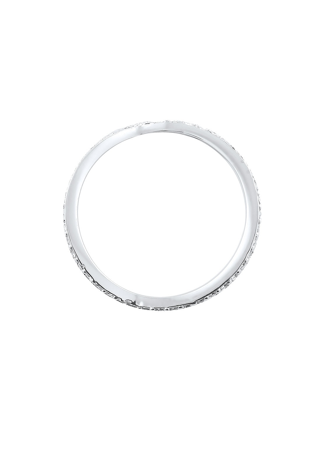 Elli 925 Sterling Silber Zirkonia Wickelring