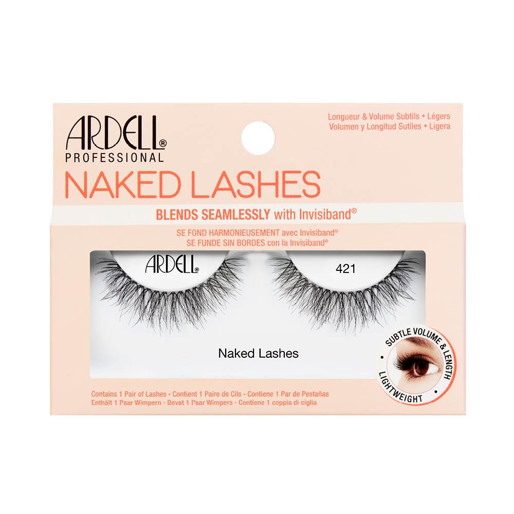 Umelé mihalnice Naked Lashes: Objem a stredná dĺžka Umelé mihalnice