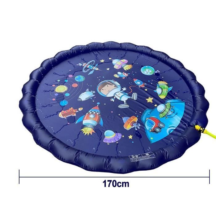 PIMPIMSKY - Piscina hinchable infantil - Alfombra con chorro de agua - Alfombra de juegos - Alfombra de PVC con rociador de agua