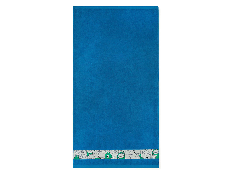 Ręcznik do rąk Zwierzaki 50x70 cm niebieski