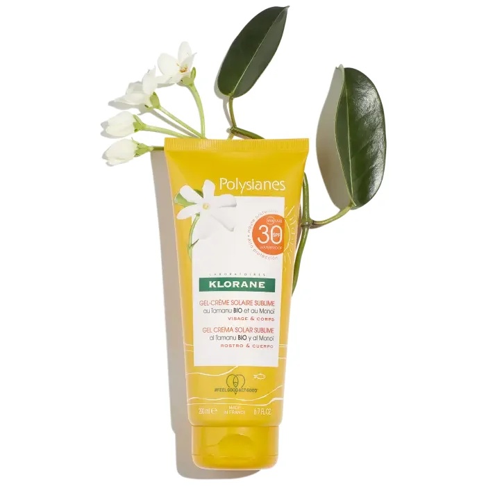 KLORANE Sublime Sonnengel-Creme LSF 30 für Gesicht/Körper 200 ml für alle Hauttypen