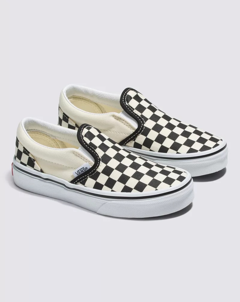 Kids Classic Slip-On Checkerboard Shoe