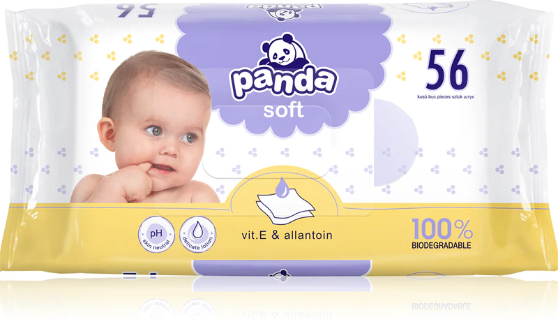 BELLA Baby Happy Panda vochtige reinigingsdoekjes voor kinderen
