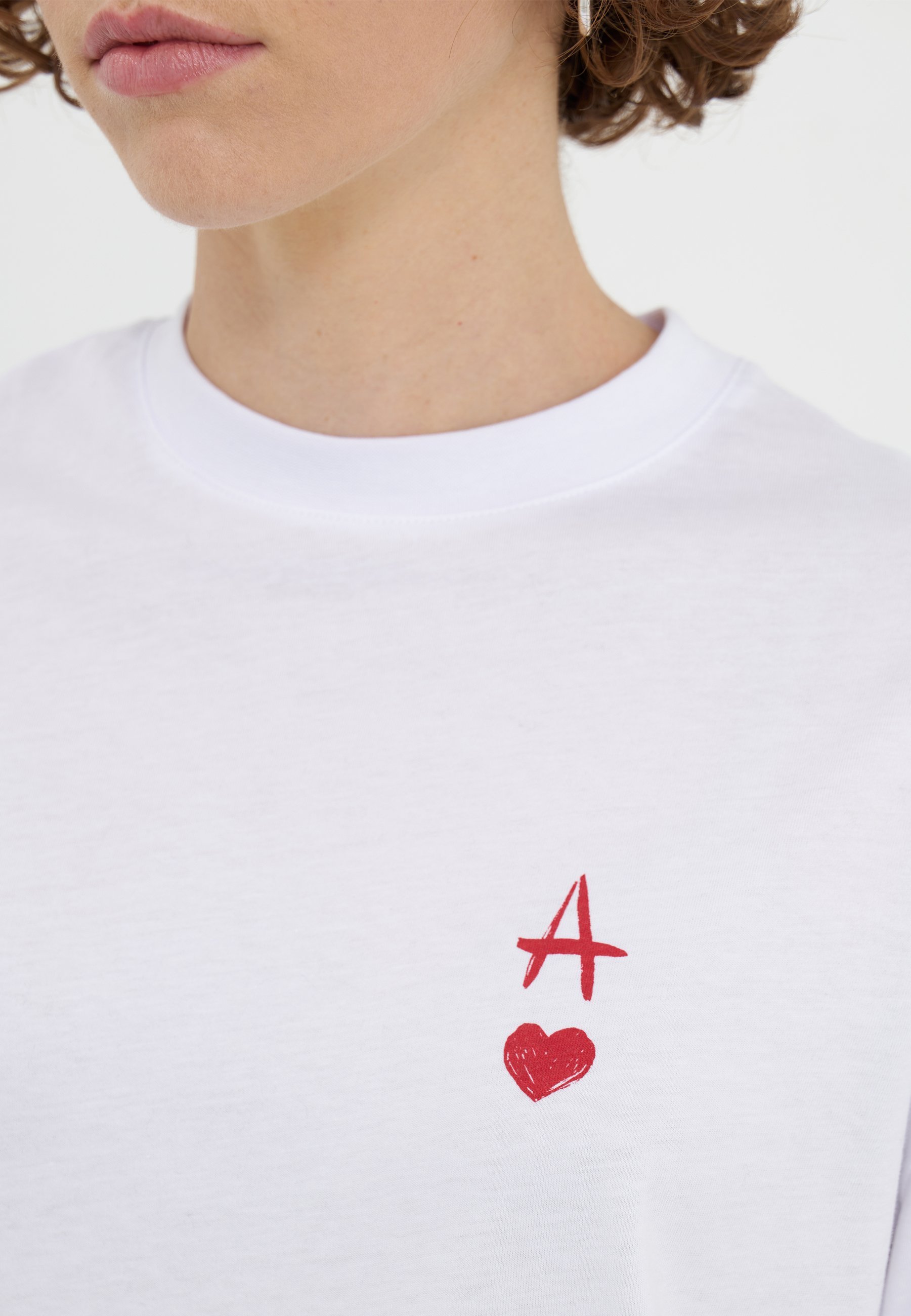 YOURTURN UNISEX - T-shirt met print - wit