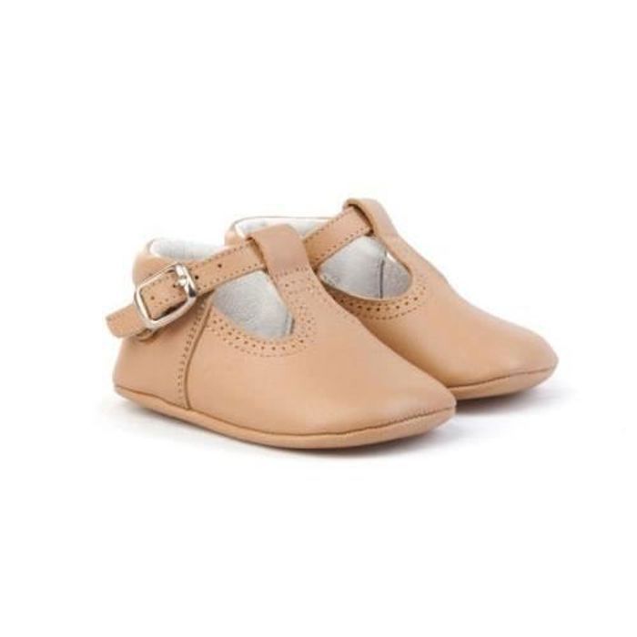 Chaussures bébé - ANGELITOS - Angelitos 247 - Sans semelle - Cuir doublé - Badana camel