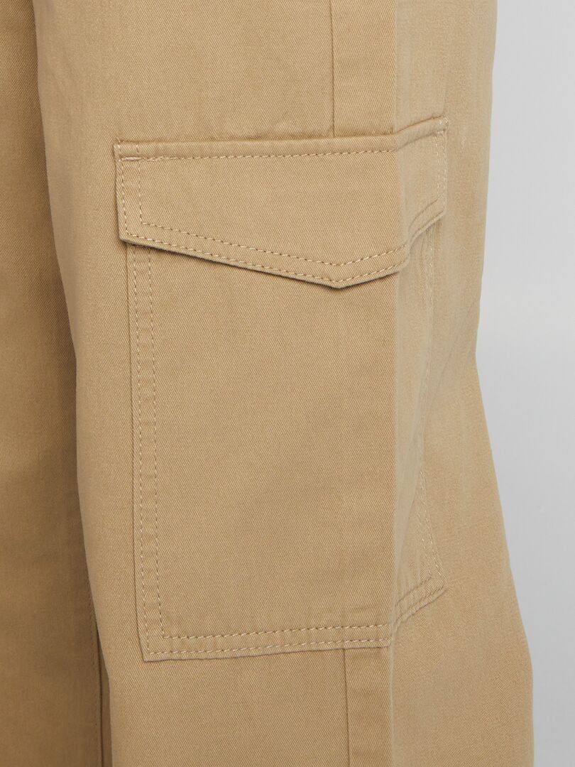 Broek met meerdere zakken - BEIGE