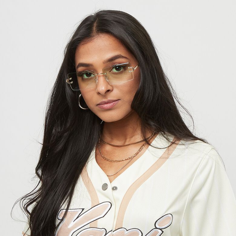 Rahmenlose Sonnenbrille - rosa