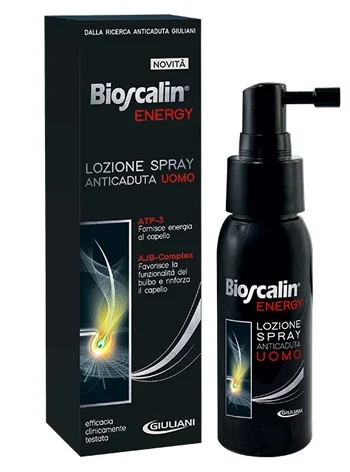 BIOSCALIN Bioscalin Energy spray contra la caída del cabello para hombres PROMO Loción capilar para hombres 50 ml
