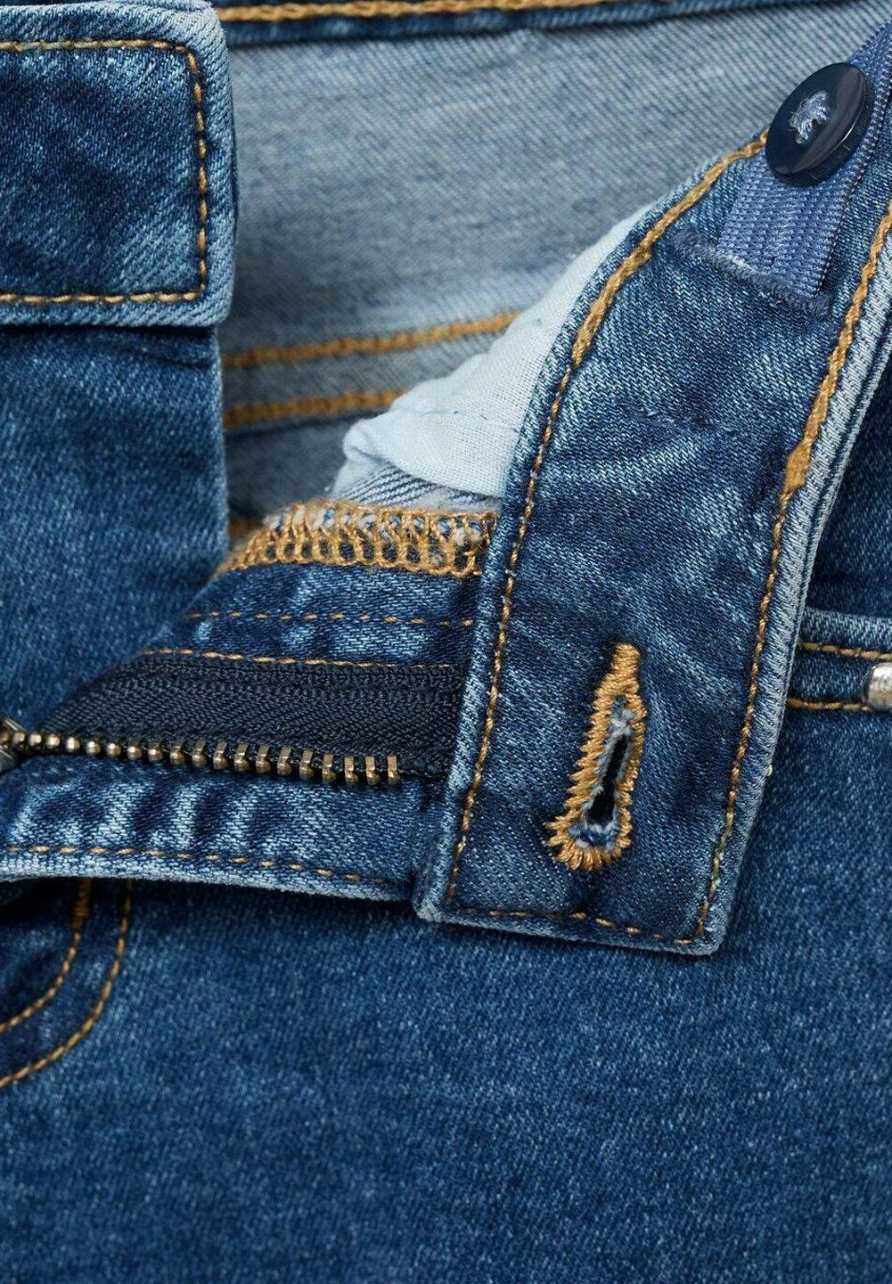 Mango Kids Wide Metal Studs - Flared Jeans - donkerblauw