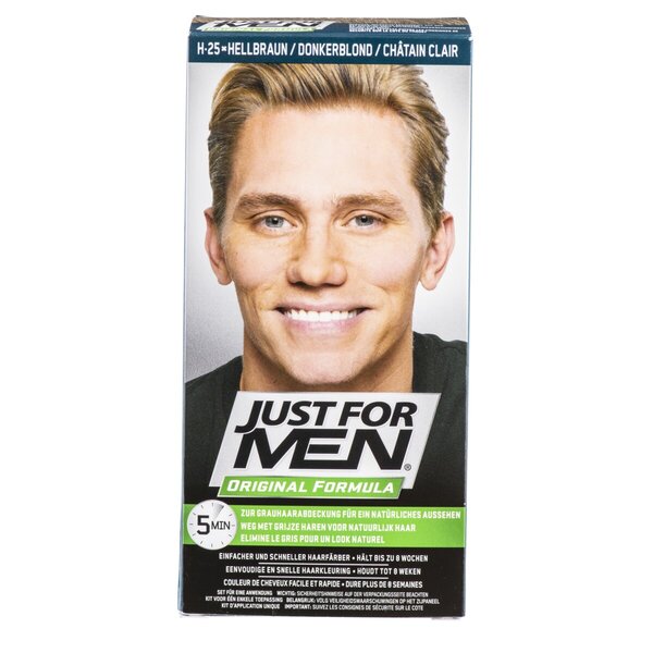 Just For Men Original Formel H-25 Mørkeblond hårfarve<br>66ml