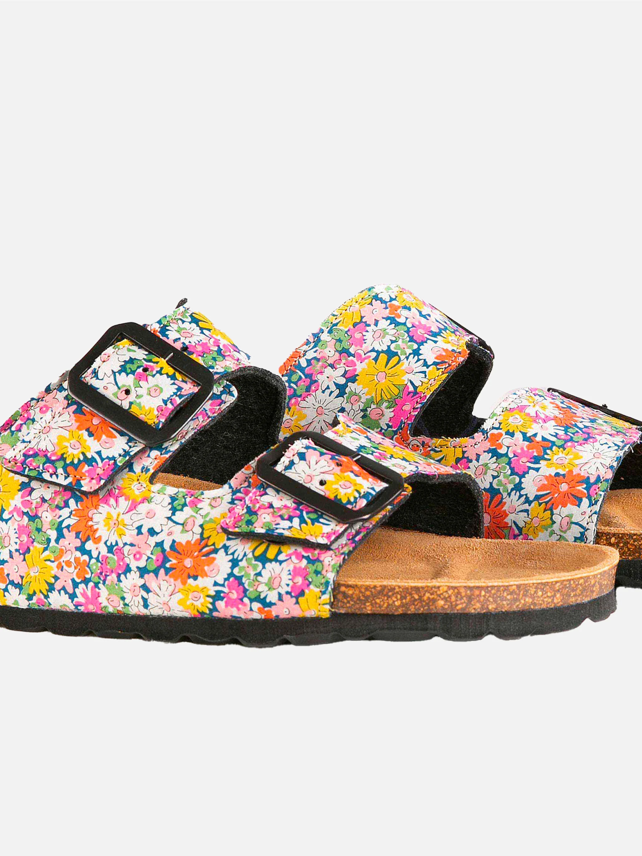 Damessandalen met bloemenprint