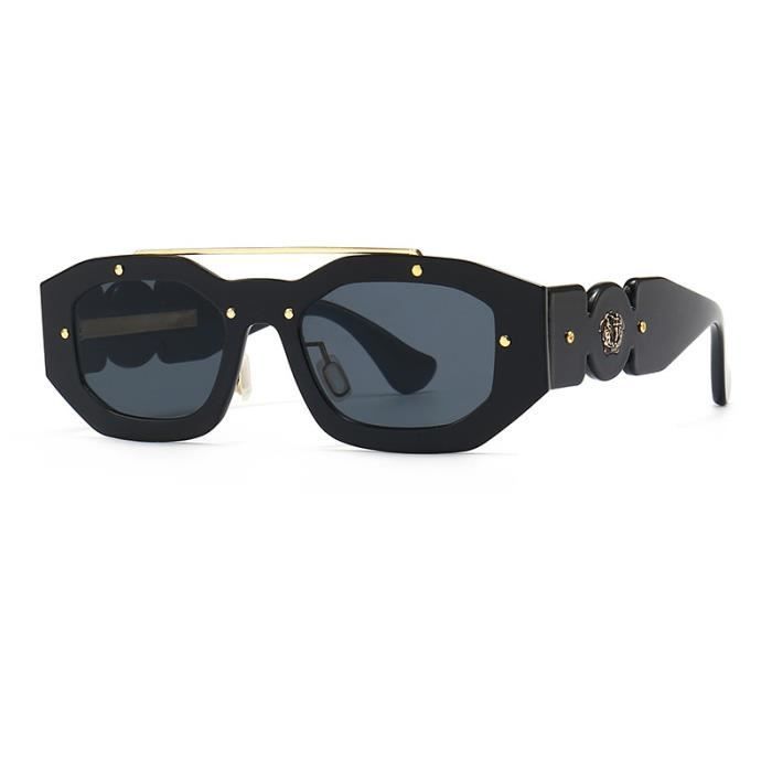 SHARPHY Lunettes de soleil femme le nouveau rétro métal haute qualité voyage sports de plein air grâce noir