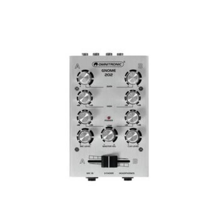 DJ mixer - OMNITRONIC - 10006881 - RCA - Crossfader - EQ - Effects