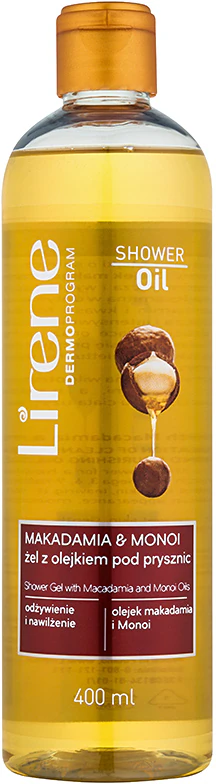 Lirene Doucheolie Macadamia en Monoi hydraterende doucheolie