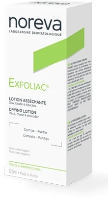 Lotion exfoliante Noreva pour peaux à tendance acnéique 125 ml