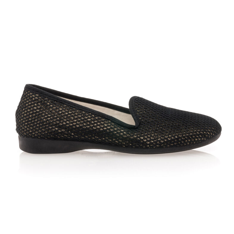 Pantuflas negras para mujer