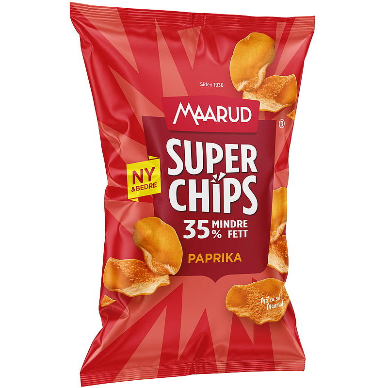 Maarud Superchips 130 g Pimentón Maarud