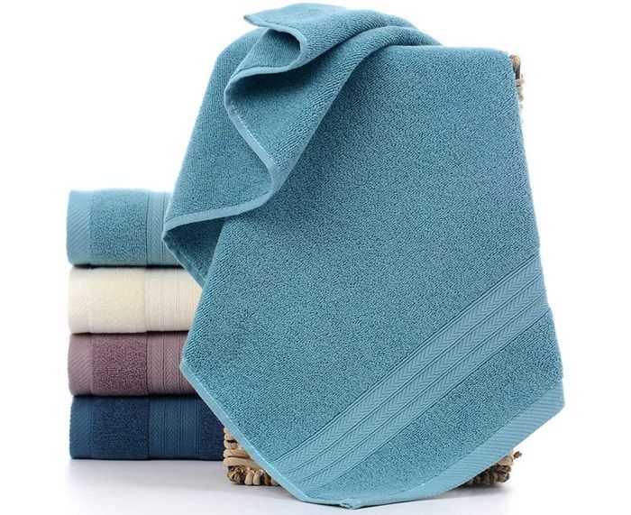 Bath towels - Set of 4 - 100% Cotton - Absorbent - Quick-drying