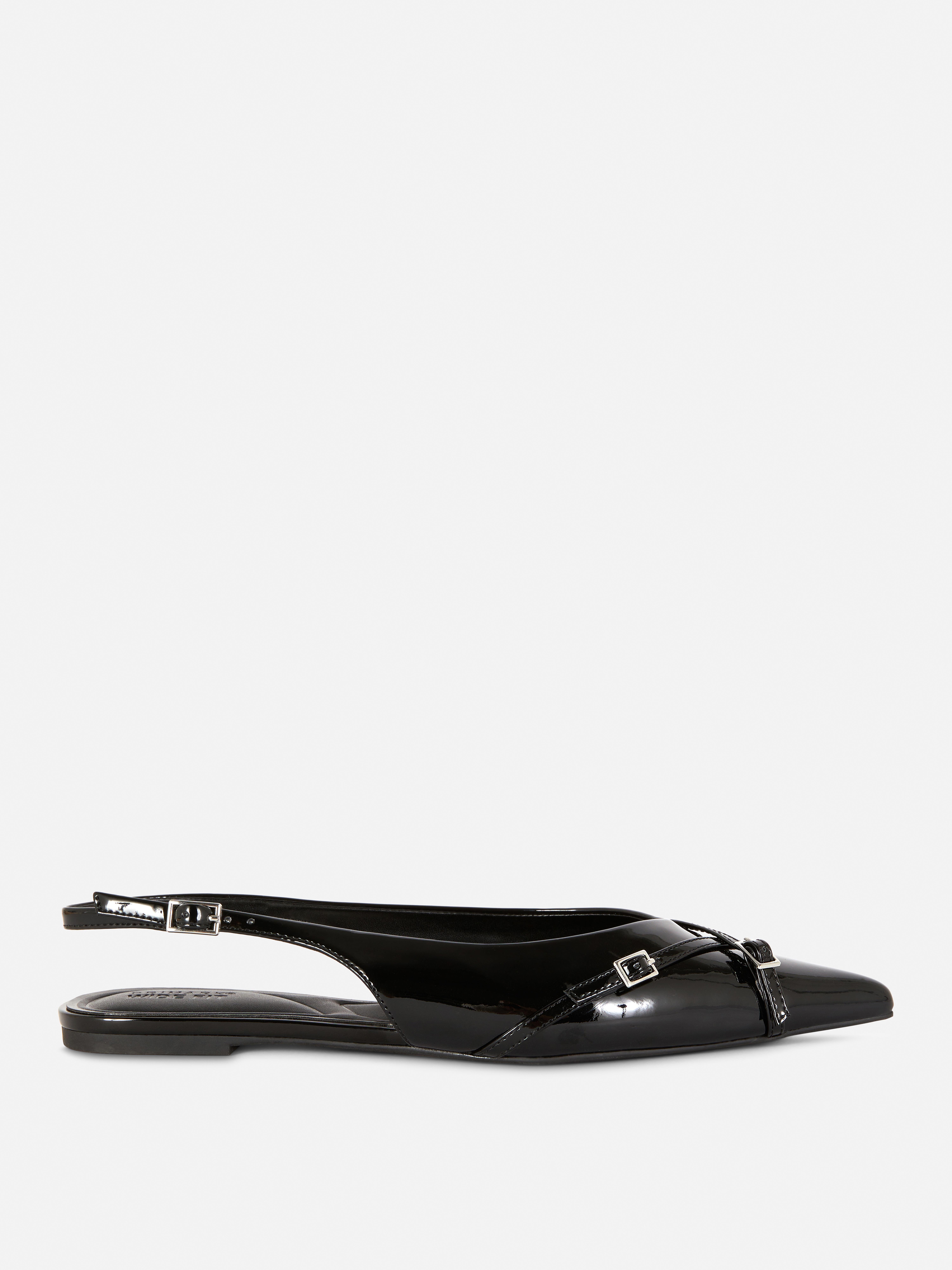 Pantofi sport cu croială largă și vârf ascuțit, tip slingback