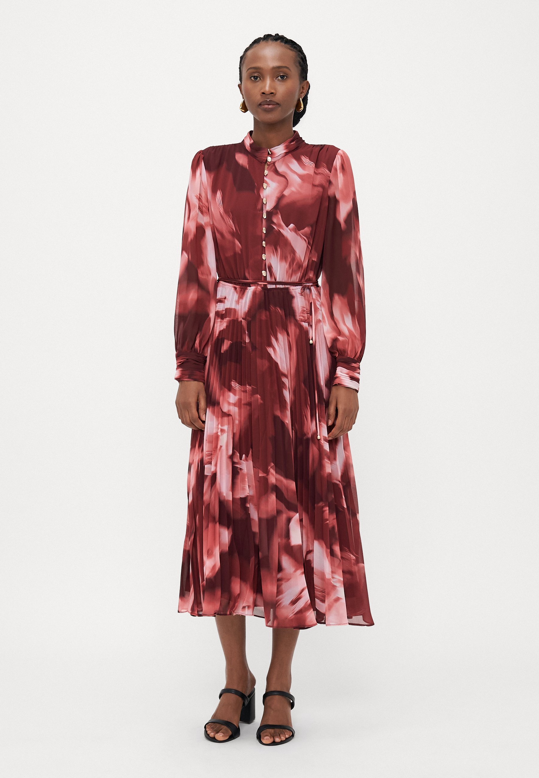 Forever New Petite ANNABEL BUTTON THROUGH MIDI - Overhemdjurk - bessen odella