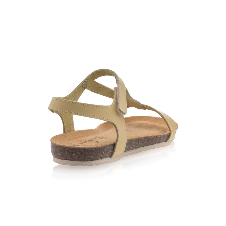 Sandalias amarillas para mujer / Zapatos de punta abierta