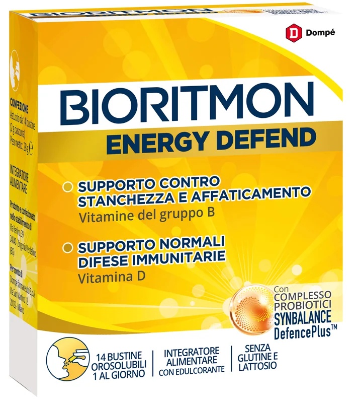 DOMPÉ Bioritmon Energy Defend 12 sachês