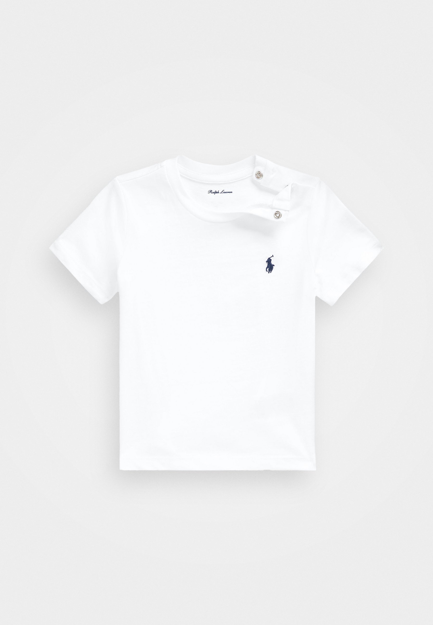Polo Ralph Lauren katoenen jersey T-shirt met ronde hals - Basic T-shirt - wit