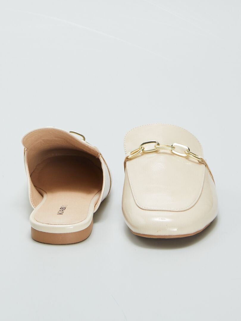 Mules Mocassim - BEGE