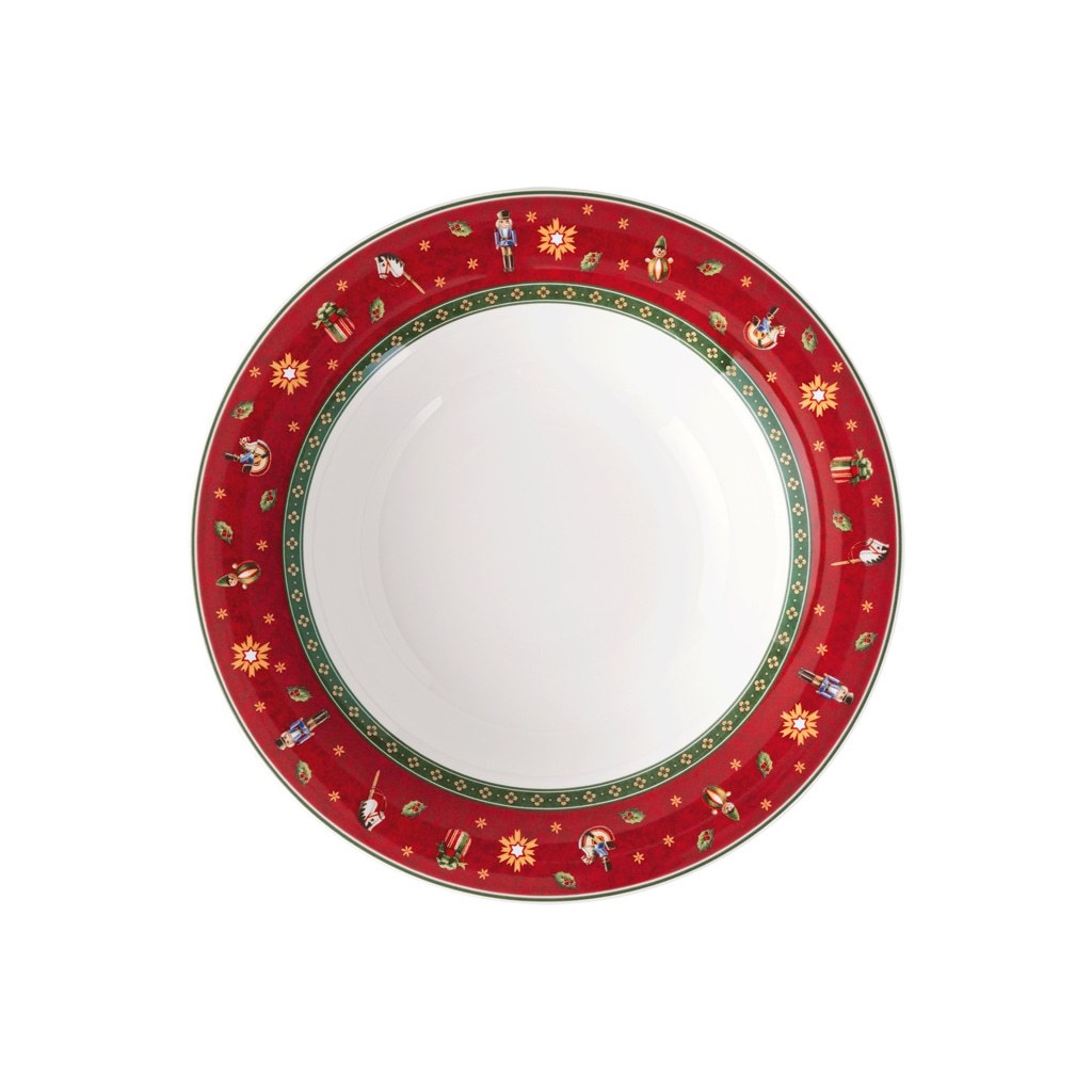 Villeroy & Boch dziļais šķīvis, sarkans, Toy's Delight Specials - 1 gab.