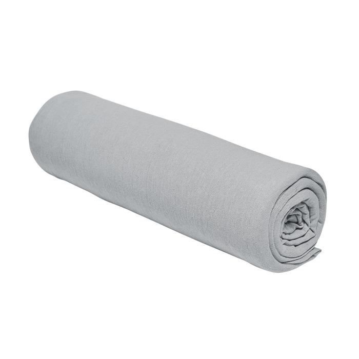 Sábana bajera ajustable TODAY Essential - 140 x 190+25 cm - Individual - 100% algodón jersey - Acero