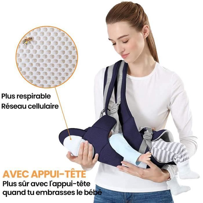 Marsupio Ysinobear con cappuccio rimovibile, seduta ergonomica, modalità di trasporto fronte/retro per neonati e bambini da 0 a 36 anni.